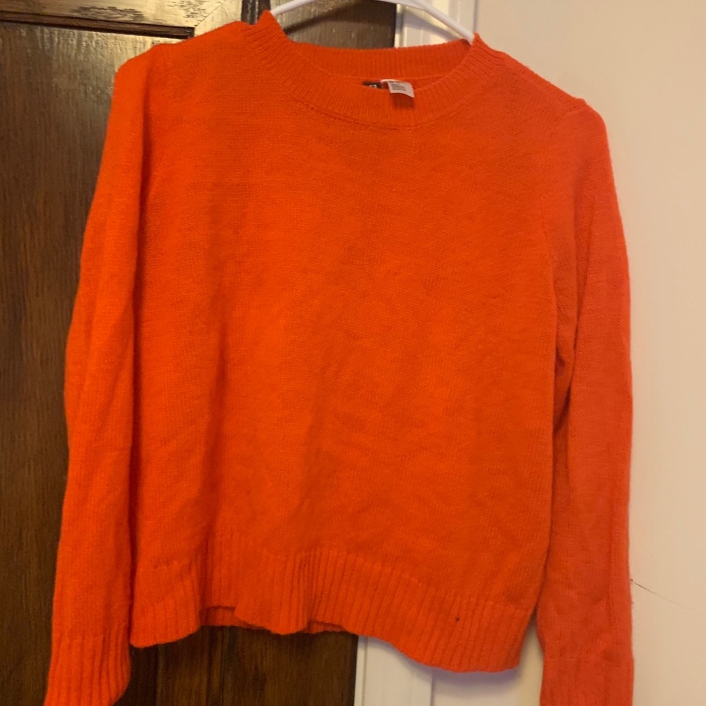 Orange Sweater